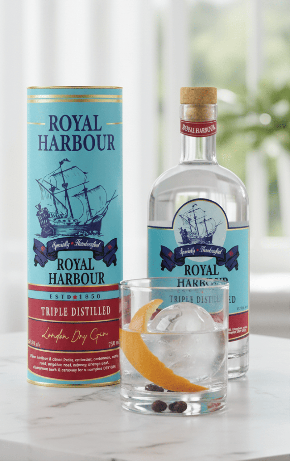 Royal Harbour Gin Bottle